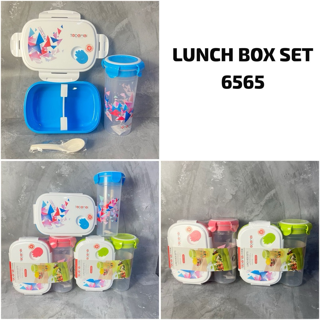 Lunch Box Set Tedemei / Set Tempat Makan + Minum Tedemei
