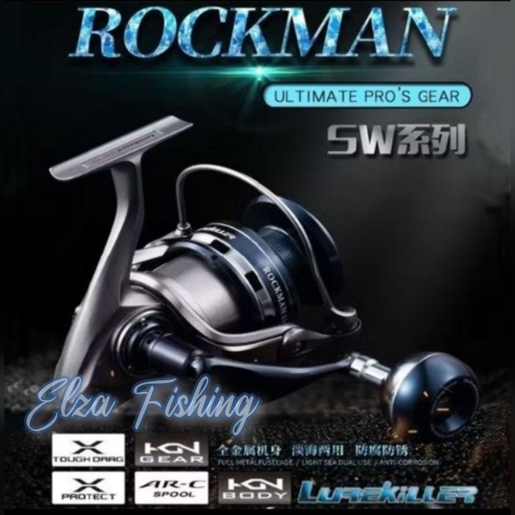 Reel Lurekiller Rockman SW ll Full Metal Body & Rotor