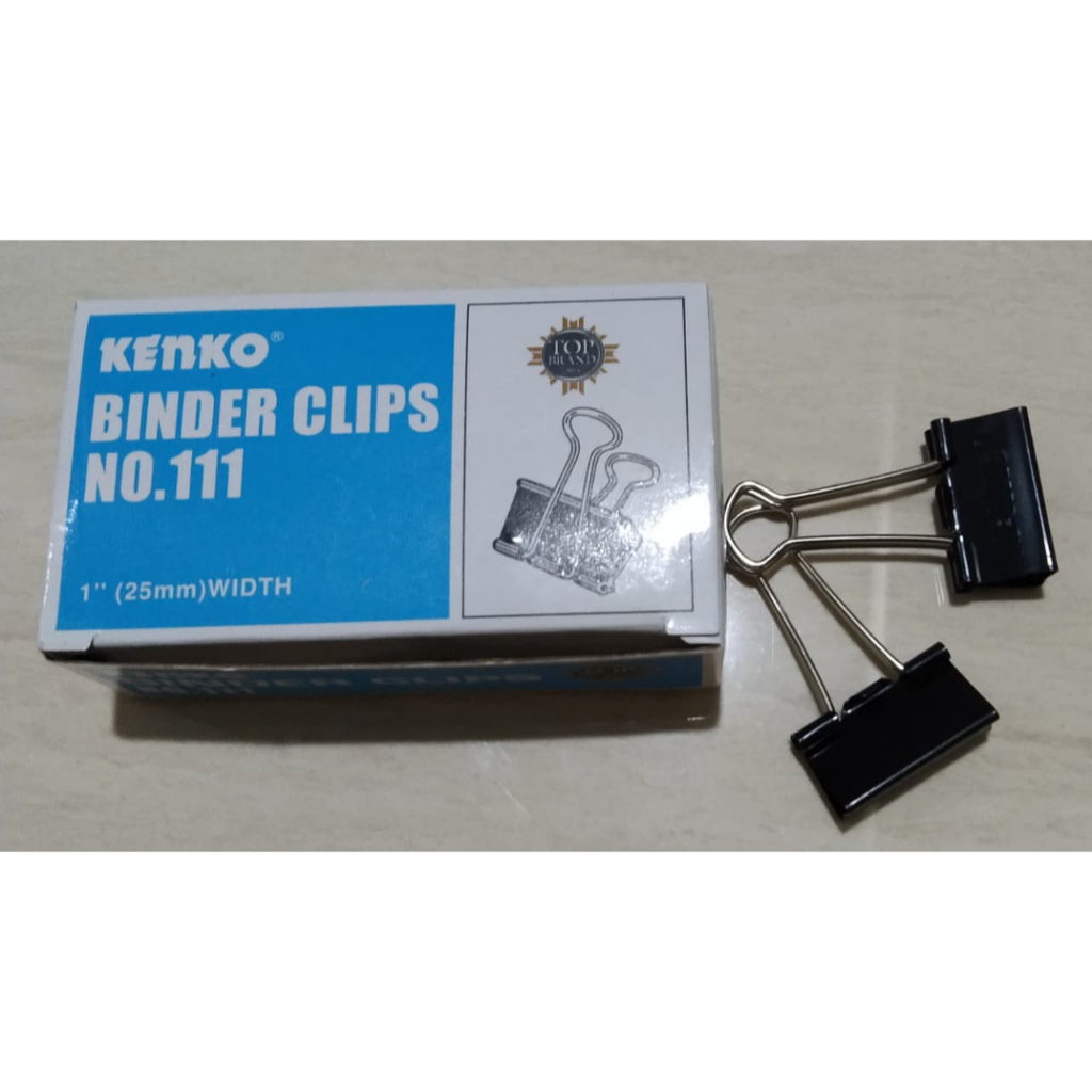 Binder Clip 111/ Penjepit Kertas 111 Jual Perpcs/Satuan