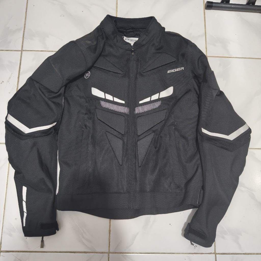 jaket Eiger motor original milik kolprian saya pribadi