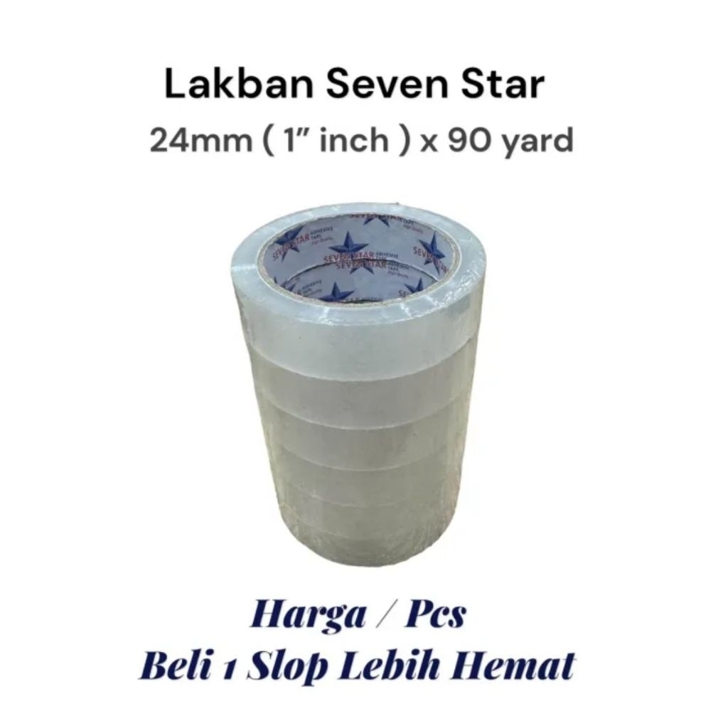 

(1Slop / 6Roll) Isolasi Solasi 24 mm Isi 6 pcs Solatip Bening Transparan 1 inch 72y