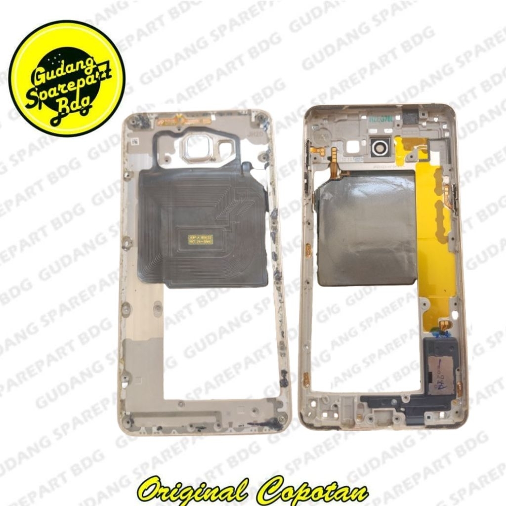 Tatakan lcd + Tombol power volume + kaca kamera + buzzer Samsung A9 pro SM-A910F second copotan