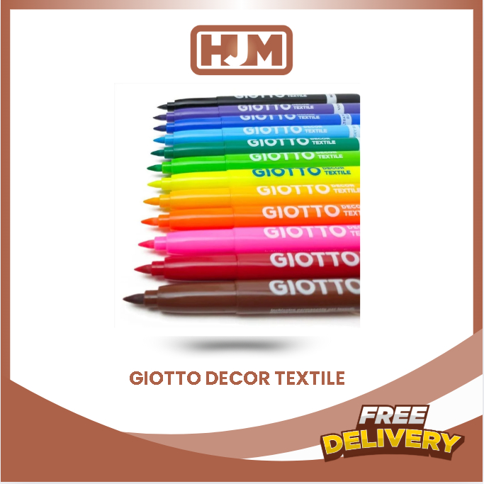 

Giotto Decor Textile Fabric Marker Permanent Tinta