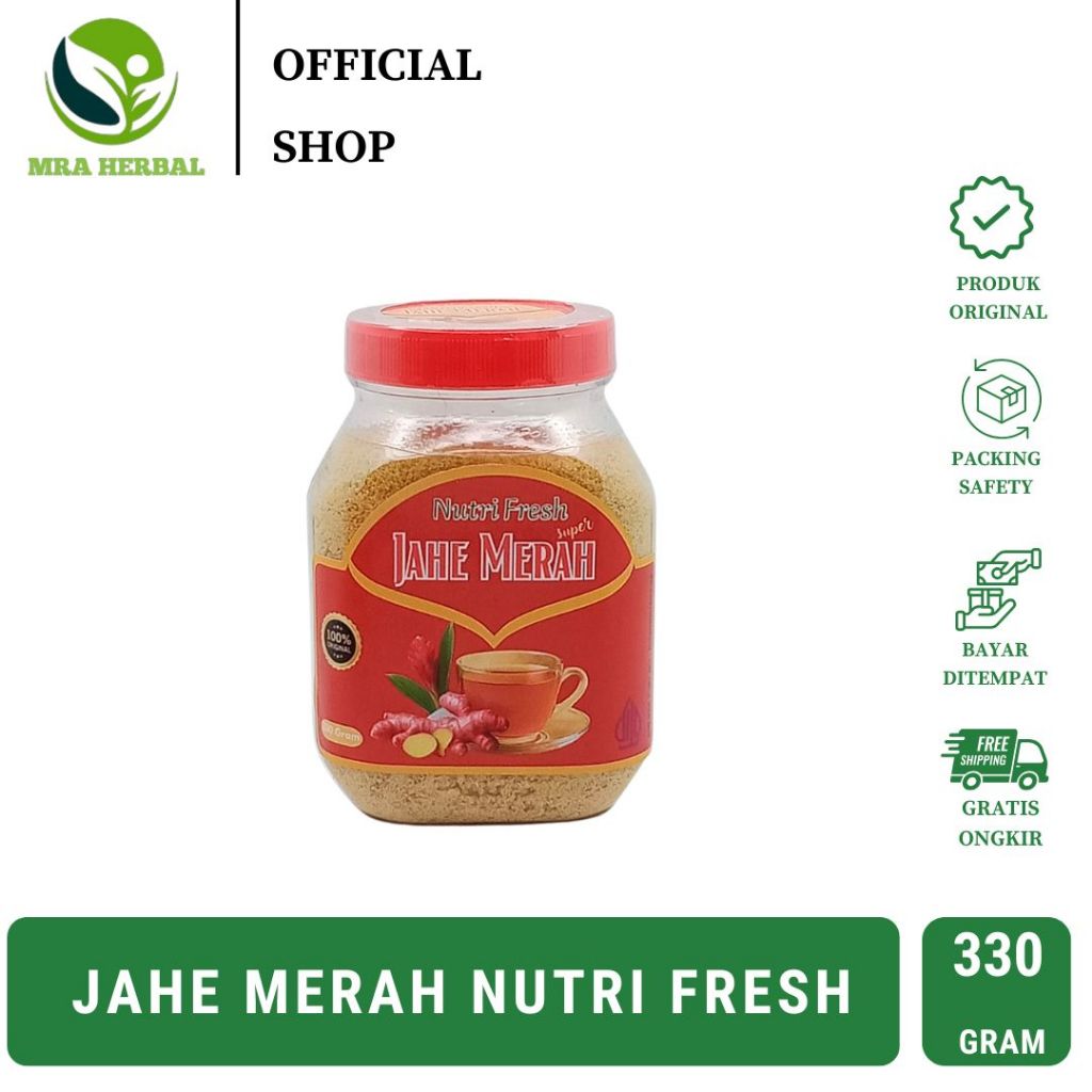 

Jahe Merah Nutri Fresh 330 Gr | Minuman Herbal Kesehatan Tubuh