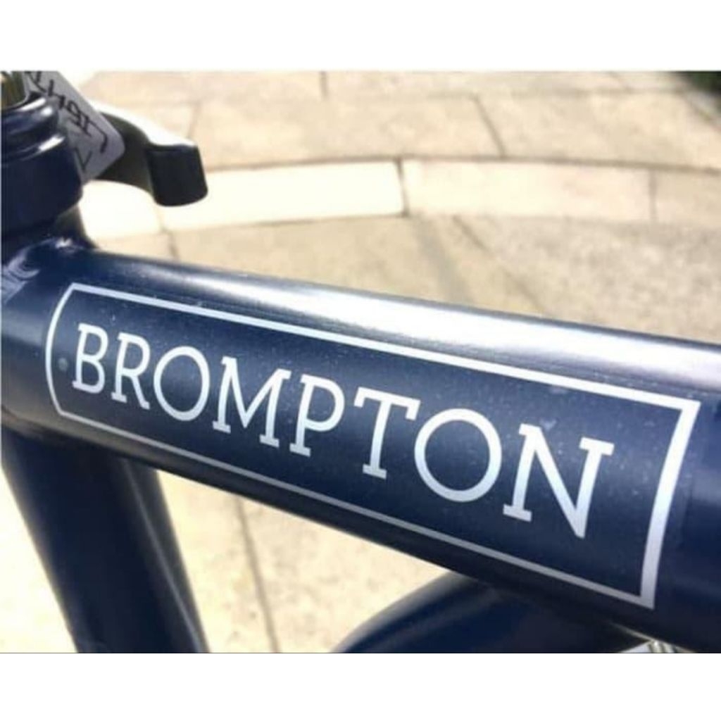 sticker brompton sepeda