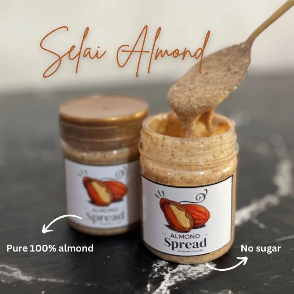 

selai kacang Almong original 100% Almond Butter 100gr /250gr