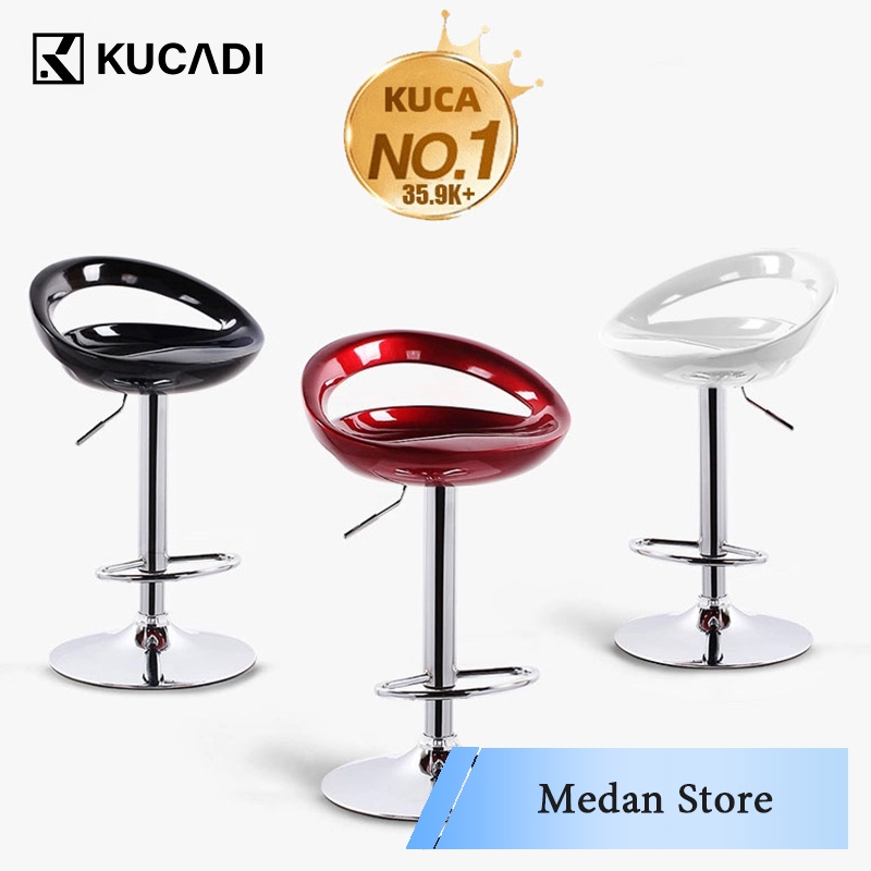 KUCADI [Pengiriman Dari Medan] Kursi Bar Kursi Hidrolik Kursi Minimalis Kursi Cafe Kursi Salon [Gara