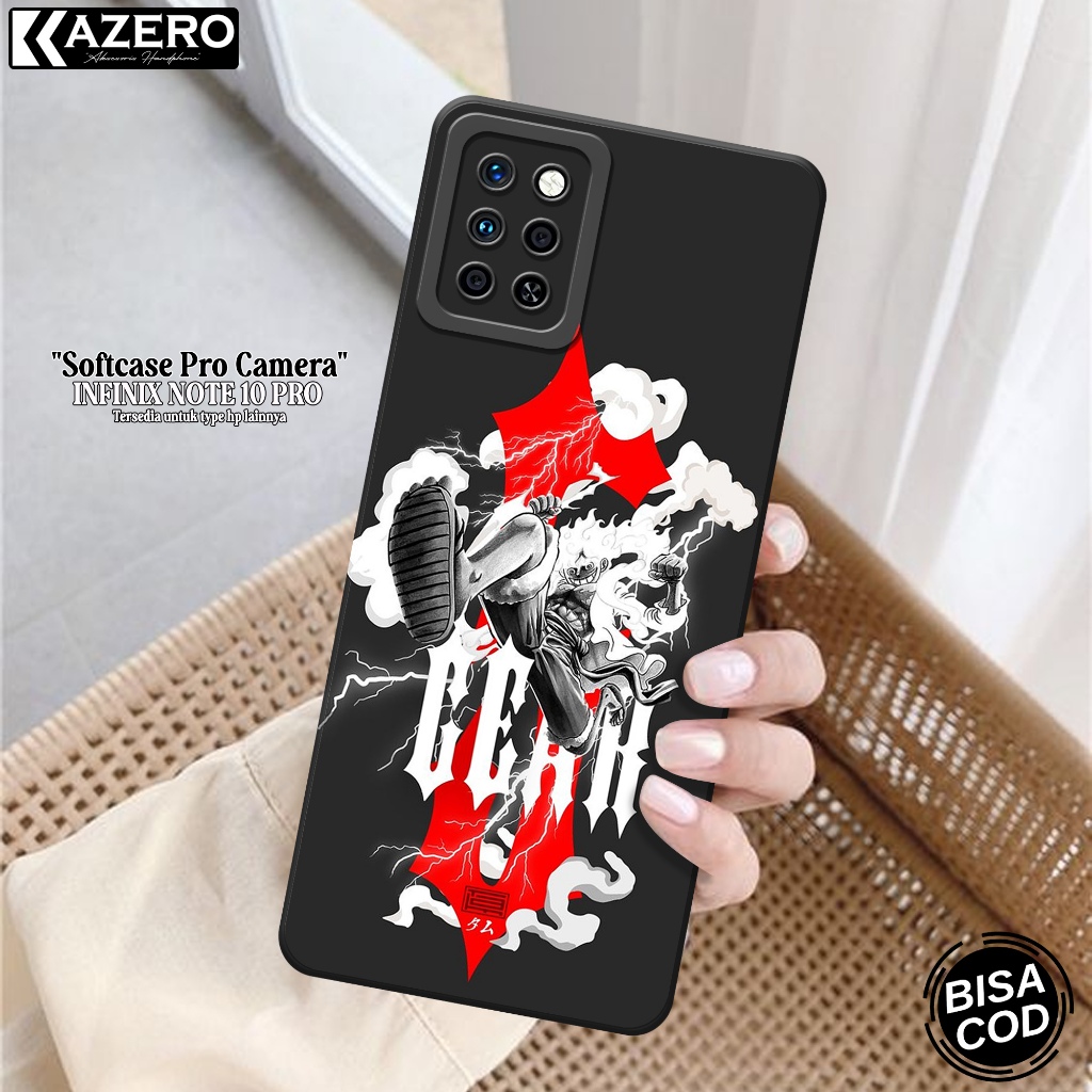 Kesing INFINIX NOTE 10 PRO Fashion Case Anime Softcase Silikon Pro Camera Casing INFINIX NOTE 10 PRO