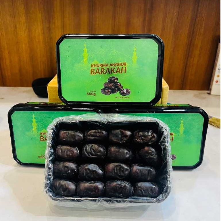 

12 kotak KURMA BAM MADU ANGGUR/BAM BARARI//BAM TAMARA/KURMA MADU ANGGUR 600GR(exp2026)