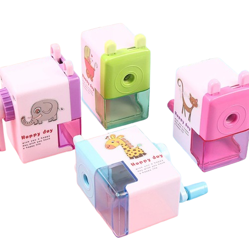 

Rautan Putar / Rautan Meja 4 Warna Anti Slip, Pencil Sharpener / Pisau Terbuat Dari Bahan Besi Alloy