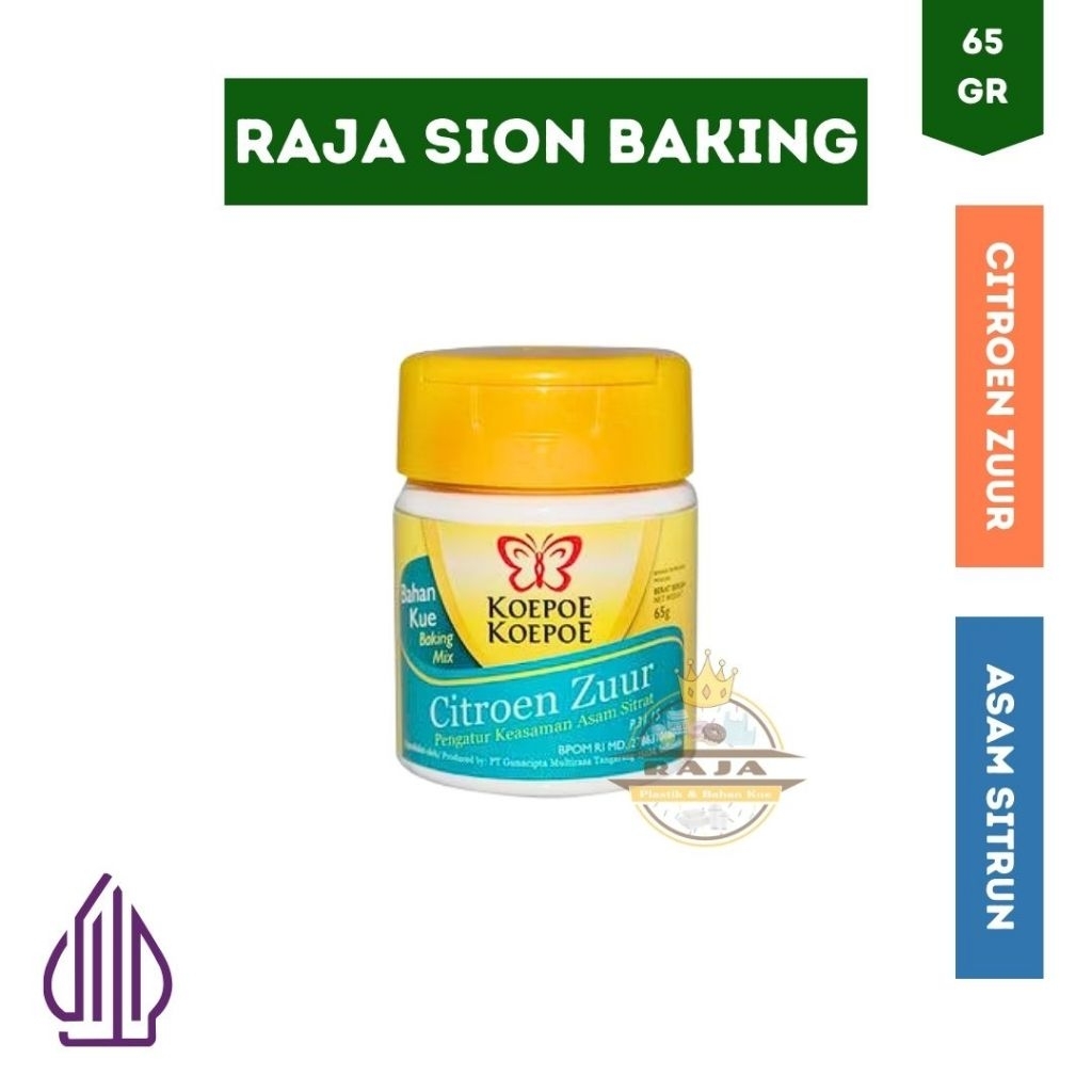 

Citroen Zuur KOEPOE KOEPOE 65gr / Asam Sitrun