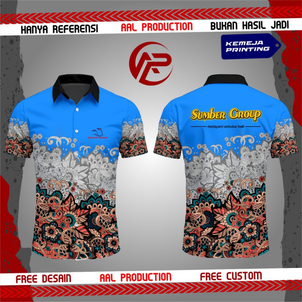 kemeja printing sumber group premium free custom