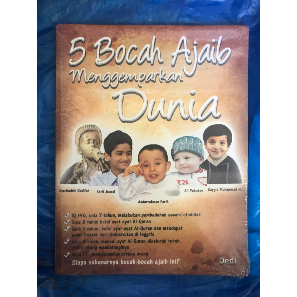 BUKU ORIGINAL BUKU 5 BOCAH AJAIB MENGGEMPARKAN DUNIA