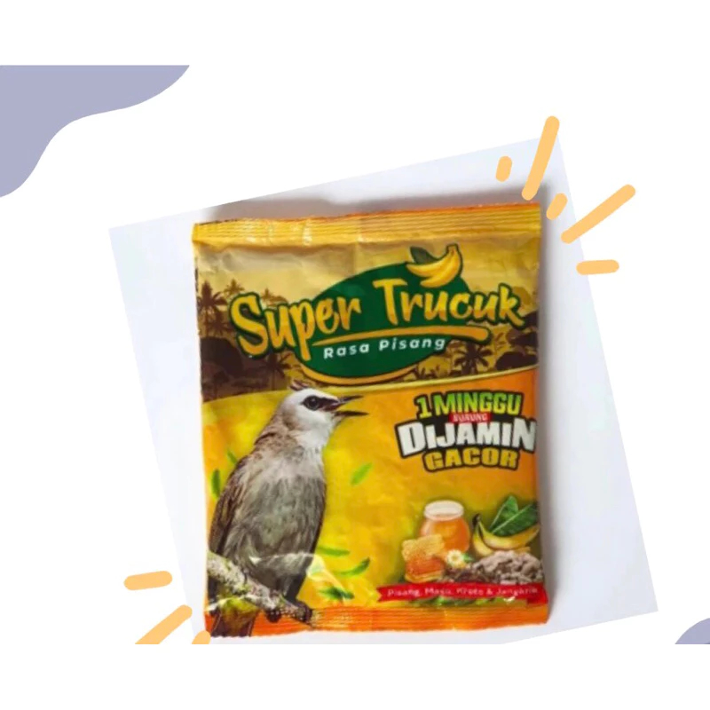 Makanan burung trucuk, kutilang Super Trucuk Pack