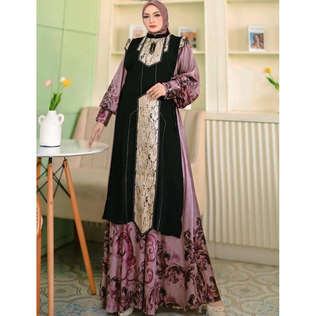 Gamis Syari Premium Ismara Series By Yodizen / Gamis Syari Kekinian / Gamis Syari Cantik