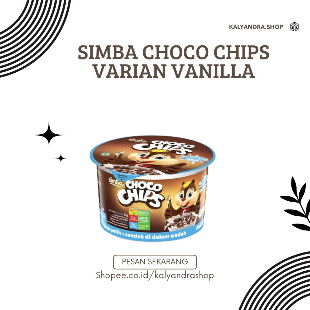 

SEREAL SIMBA CHOCO CHIPS COKELAT