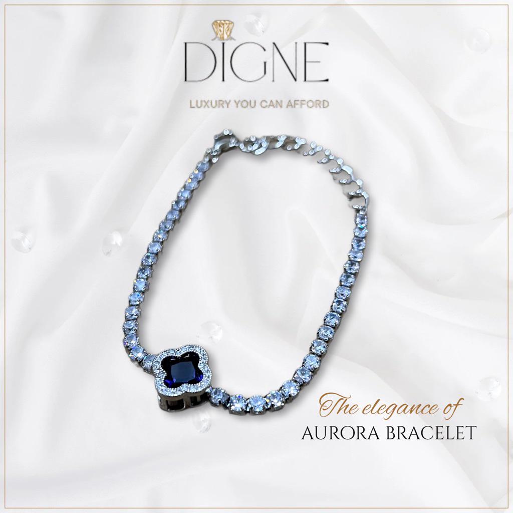 VCA Bracelet 1 Clover Deep Blue