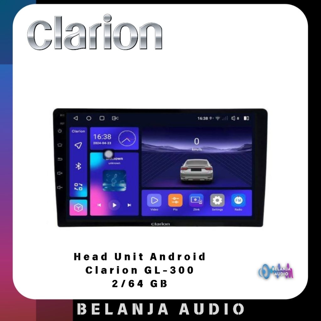 Head Unit Android Clarion GL-300 2+64 GB