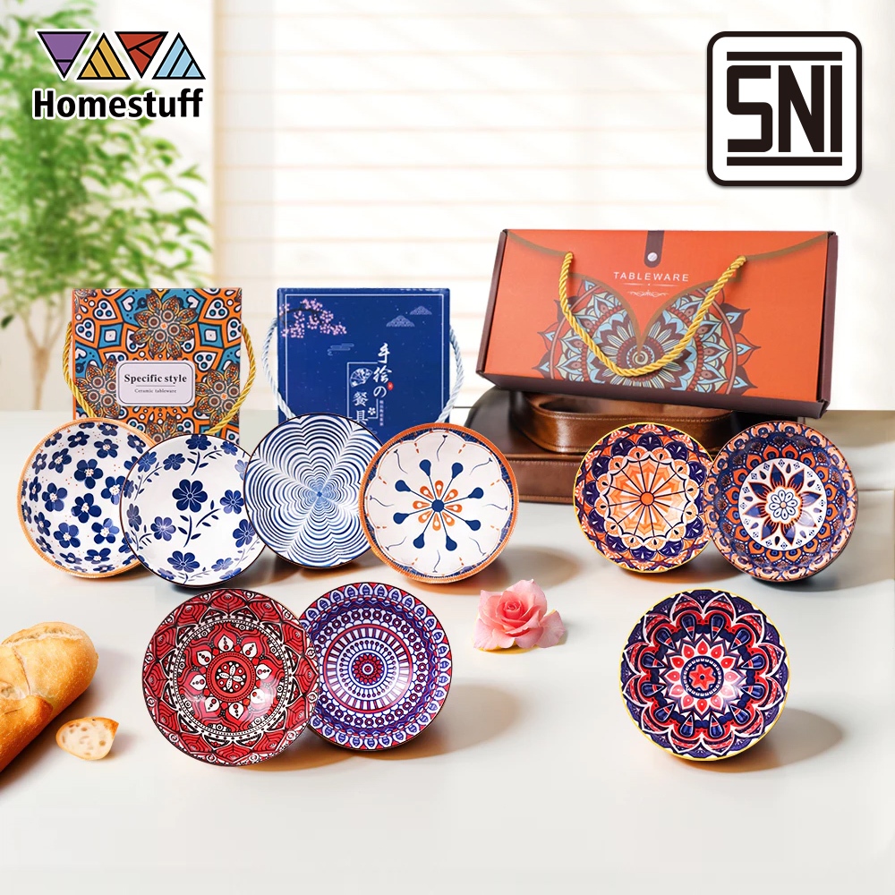 [SNI] HOMESTUFF Mangkok Souvenir Japanesse Style / Mangkok keramik satuan souvenir / Mangkok keramik