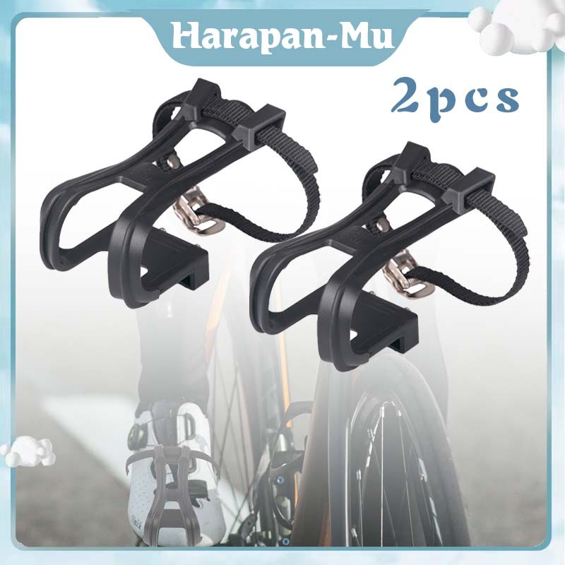 Paket Toe Clip Tali Strap / Pedal Sepeda Toe Clip Besar / Pedal Sepeda Fixie Strap