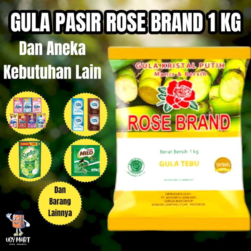 

Gula Pasir Rose Brand 1 Kg & Aneka Kebutuhan
