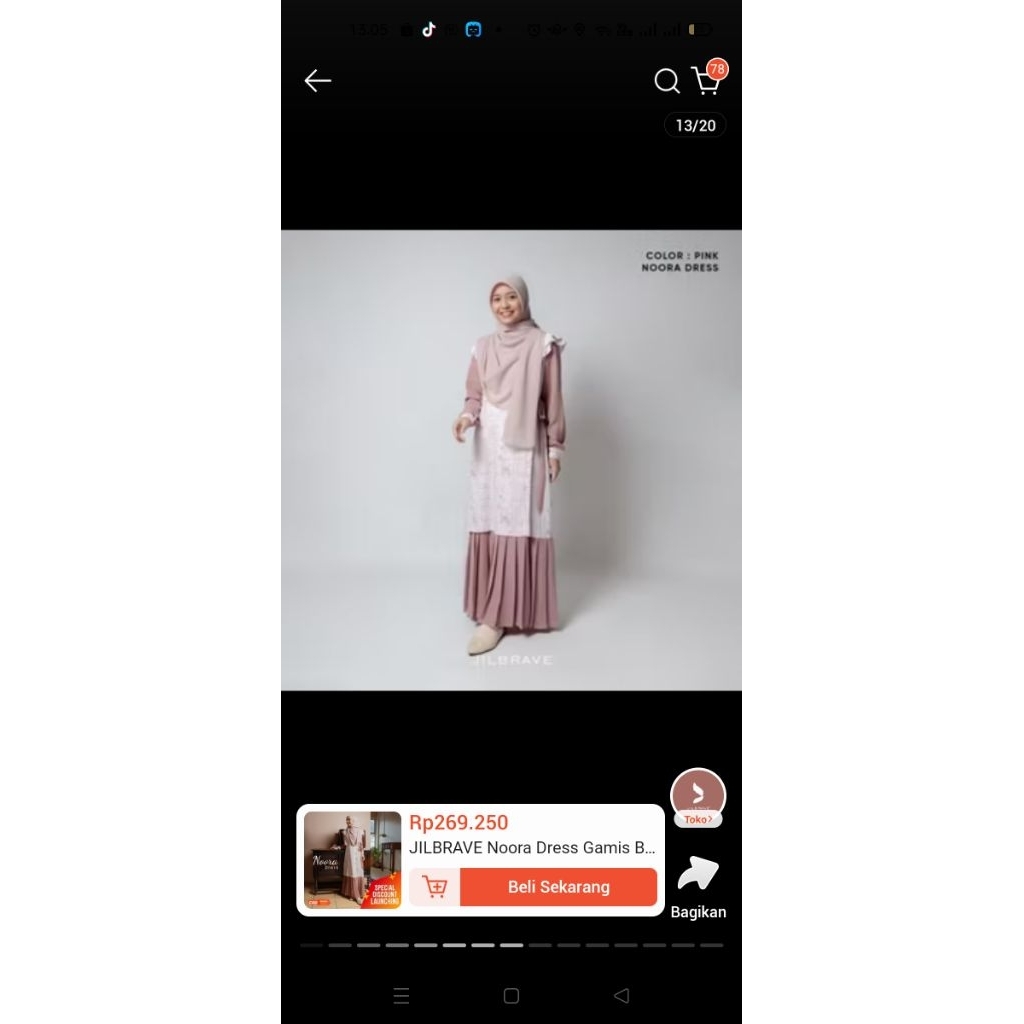 preloved noora dress uk XL JILBRAVE