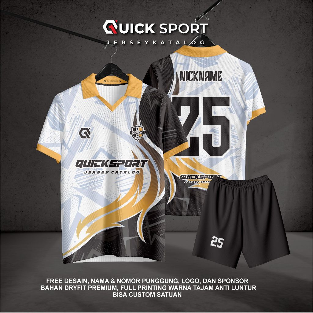 JERSEY GOLDEN BLACK  SERIES - JERSEY BOLA -  JERSEY FUTSAL - JERSEY VOLI - JERSEY BADMINTON FULL PRI