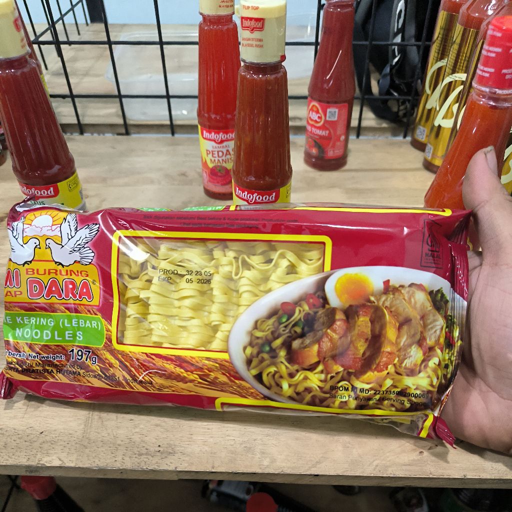 

Mi Telur Cap Burung Dara | Mie Kering Noodles 197gr
