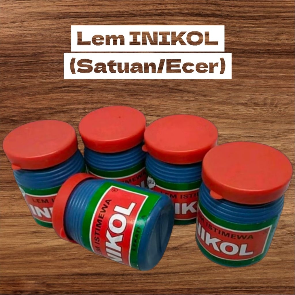 

Lem Kertas INIKOL Ecer | Lem Colek/Lem Gel