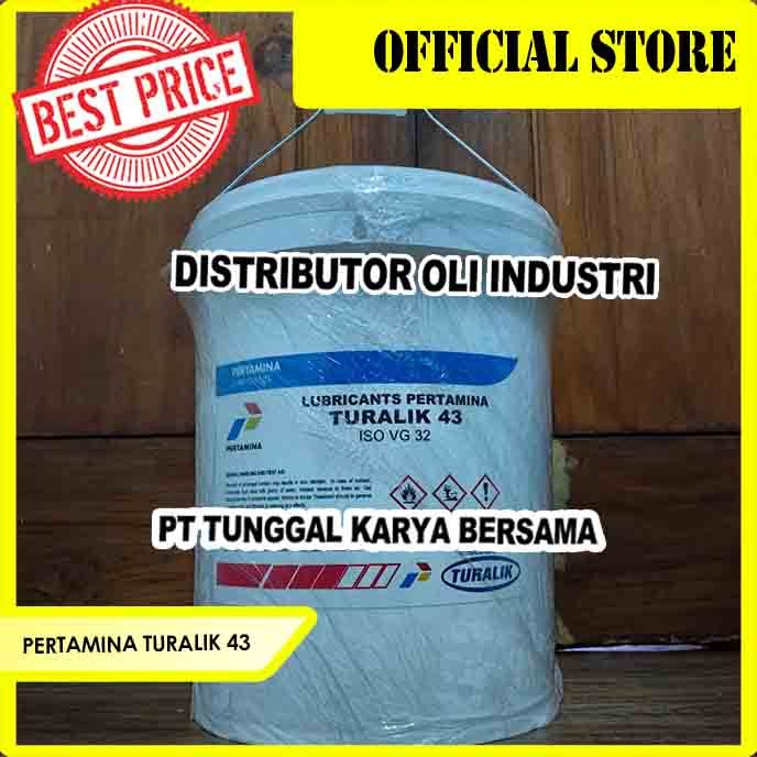 PERTAMINA TURALIK 43 ( ISO VG 32 20 Liter - Ready Stock )