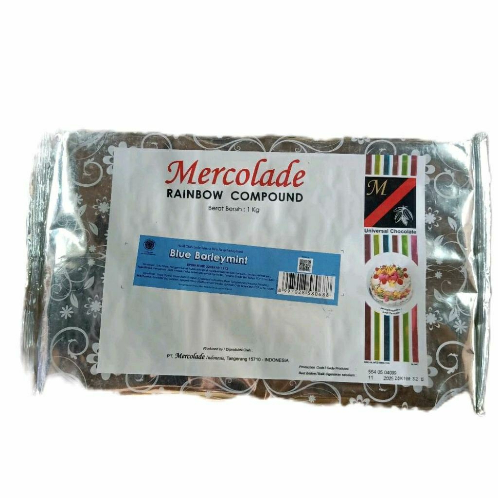 

Mercolade Rainbow compound rasa blue barley mint 1 kg