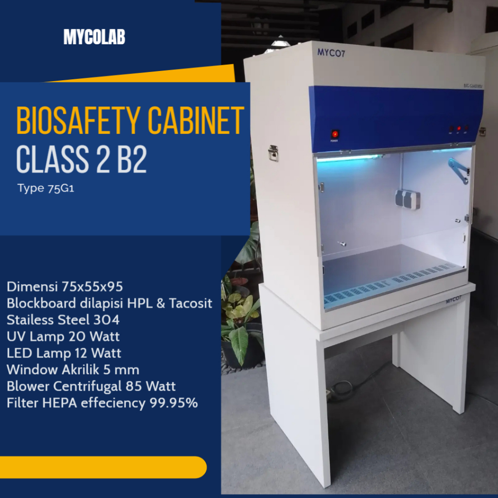 Myco7 Biosafety Cabinet Class 2 B Type 75 G1