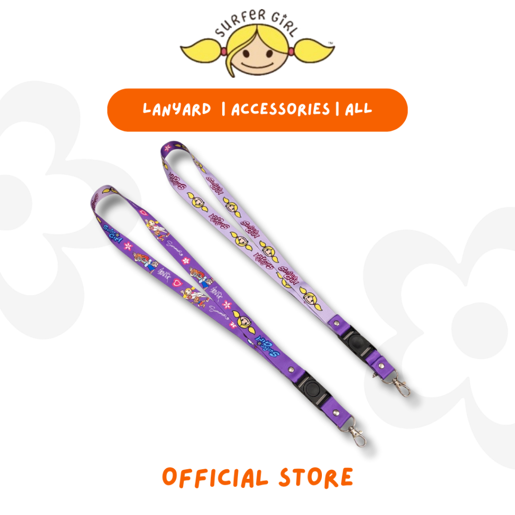 

Surfe Girl 1998 Lanyard Purple 254ALYD001PRP | Lanyard Surfer Girl | Lanyard ungu lucu | Gantungan ID card stylish | Lanyard karakter | Lanyard keren | Tali gantungan ID card