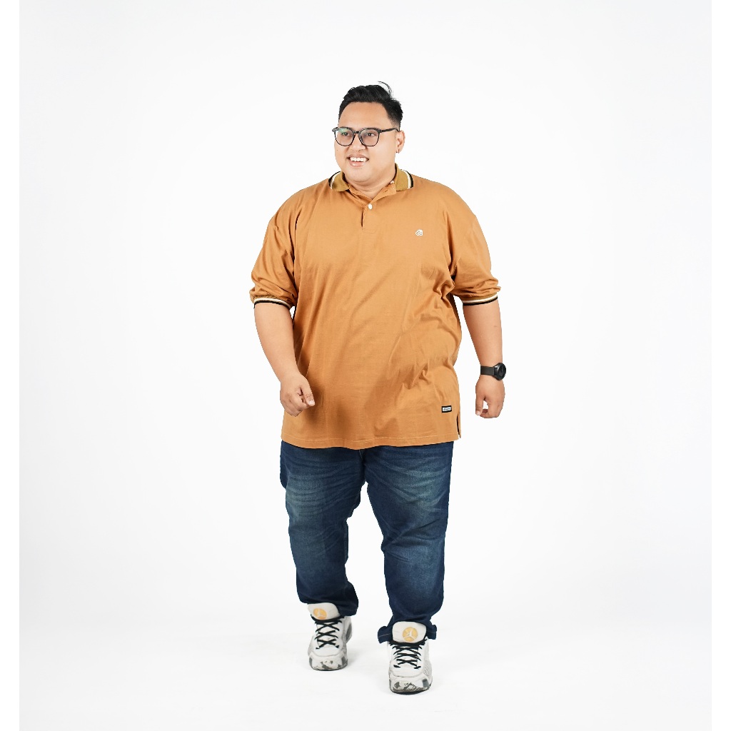 POTENZA kaos kerah pria ukuran jumbo XXXL XXXXL XXXXXL polo shirt big size 3XL 4XL 5XL 6XL 7XL 8XL b
