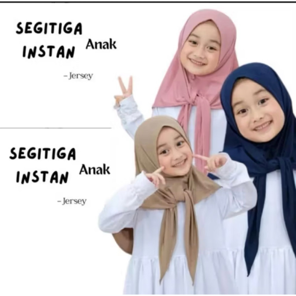 jilbab instan anak non pet