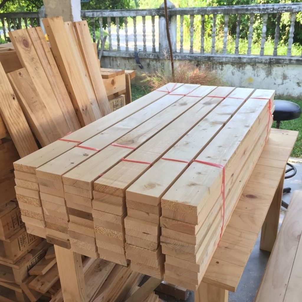PAPAN PALET KAYU PACKING 2X10 PANJANG 100CM KAYU KASAR BELUM DI SERUT