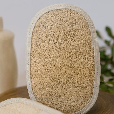 LOFAH SHOWER PAD HANDLE spon mandi dari serat gambas