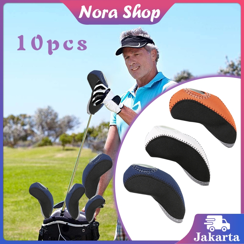 10Pcs Cover Stick Golf Driver / Head Cover Golf / Sarung Stick Golf / Golf Accessories