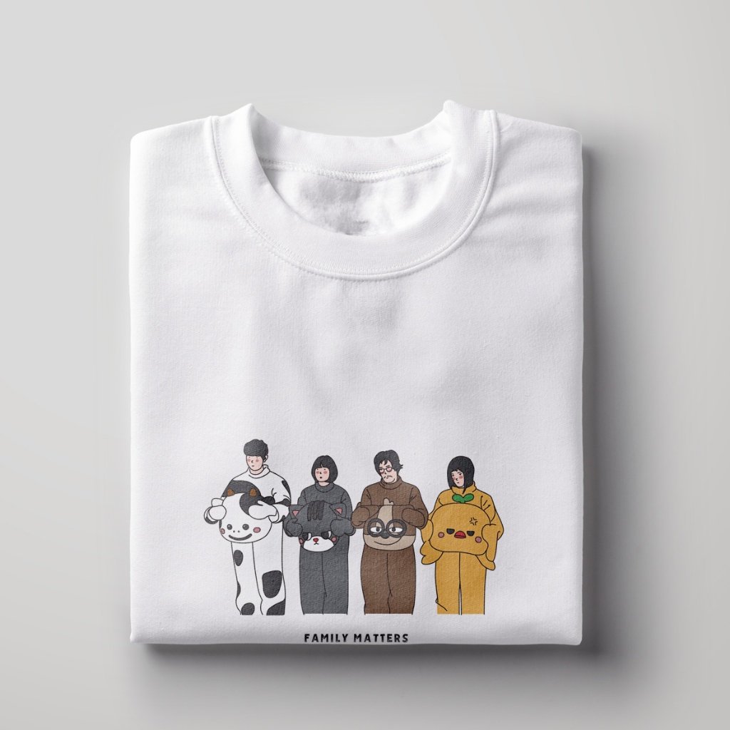 KAOS KDRAMA FAMILY MATTERS KOREAN DRAMA T-SHIRT KOREAN DRAMA KDRAMA MERCHANDISE KAOS DRAMA KOREA