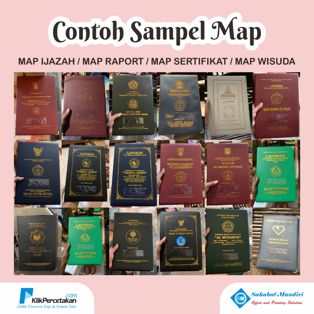 

Sampel Map Raport | Map Ijazah | Map Wisuda | Map Sertifikat