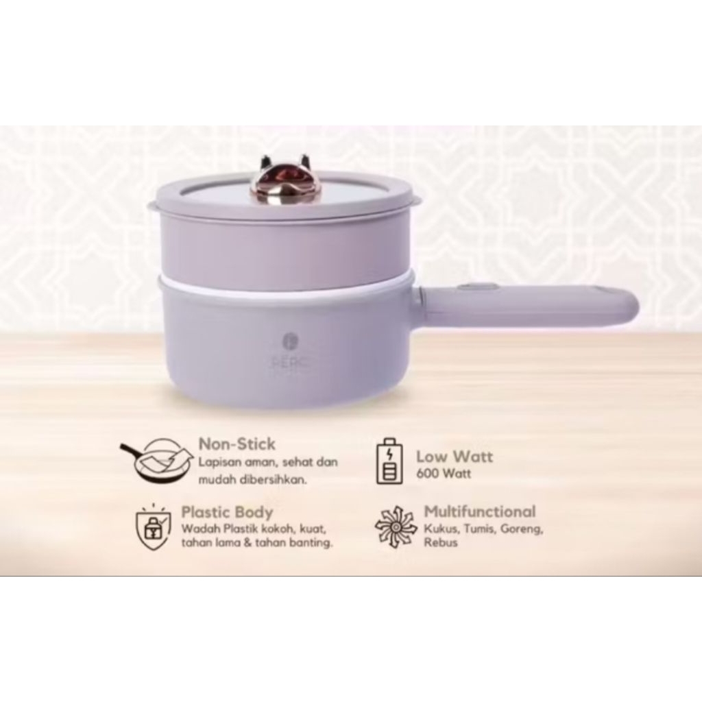 PROMO Pero Multicooker Panci Listrik Rose Gold