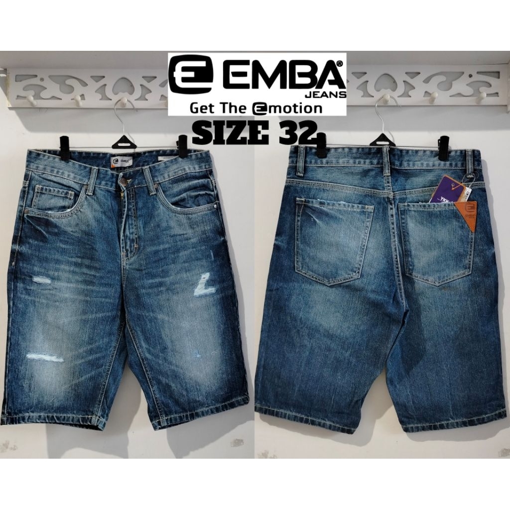 CELANA EMBA ORI CELANA PENDEK PRIA EMBA SALE SIZE 32