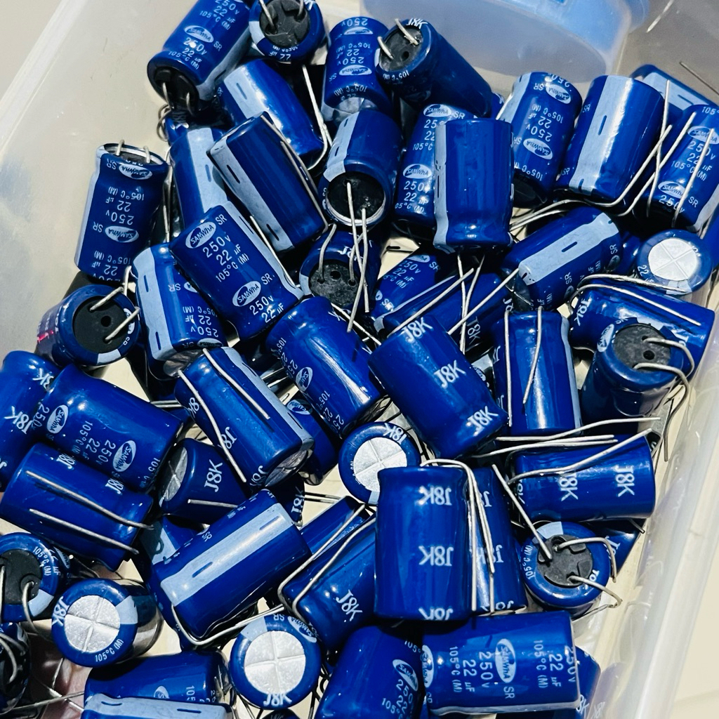 Elko 22uf 250v / Elco 250v 22uf Samwha biru