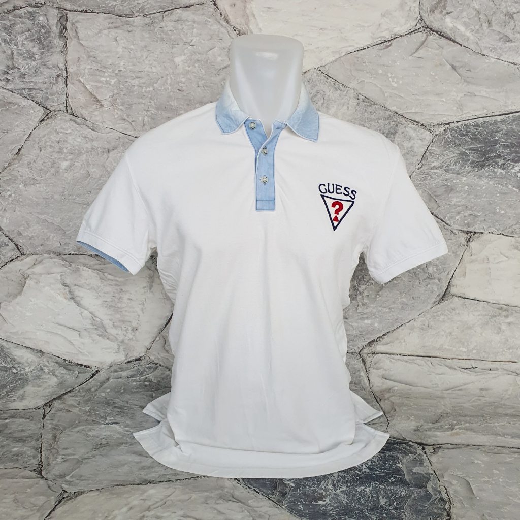 Baju Kaos Polo GUESS - Size S / LD 50 cm - Original - Second