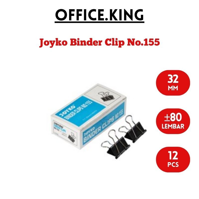 

JOYKO BINDER CLIP NO.155 PENJEPIT KERTAS