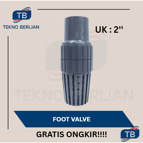 PVC Foot Socket Tebal AW Tusen Klep 2 Inch