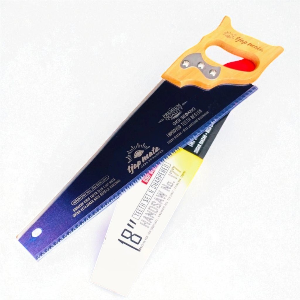 GERGAJI KAYU SUPER TAJAM HAND SAW 18 INCH  GERGAJI POTONG GERGAJI KAYU SUPER TAJAM CAP MATA