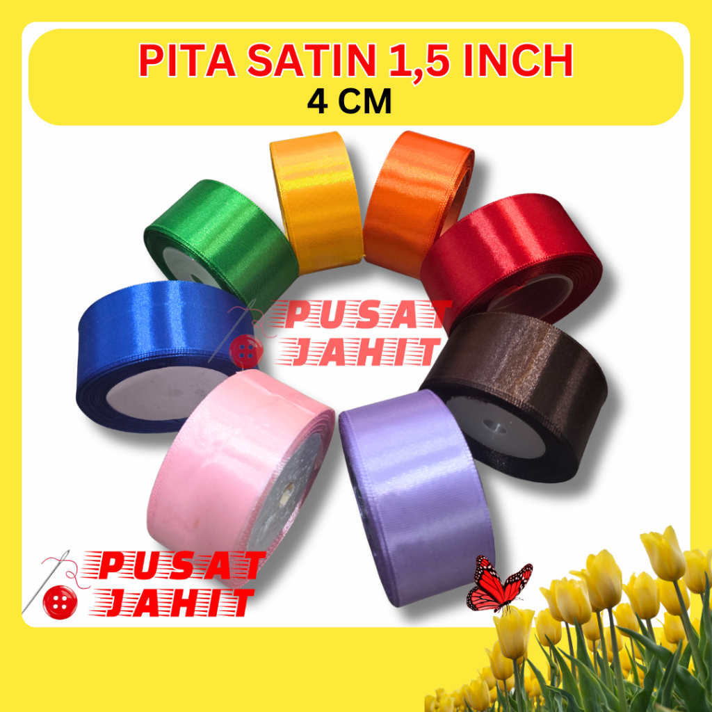 

Pita Satin 1,5 inch / 4 cm