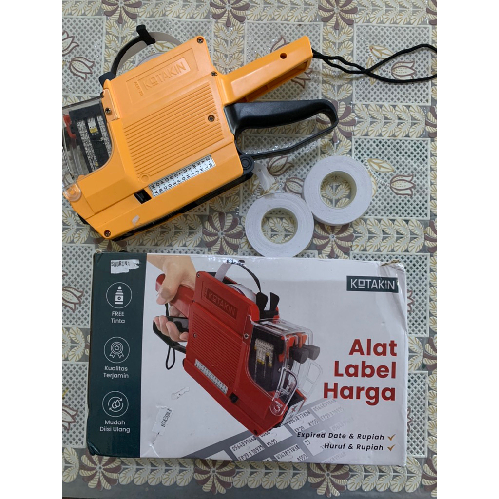 

Alat Label Harga & Tangging Gun Baju Olshop