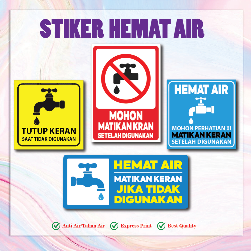 

CETAK STIKER VINYL HEMAT AIR 10 x 10 / 15 x 10 CM A4 STICKER ANTI AIR WATERPROOF ANTI LUNTUR